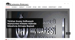 Desktop Screenshot of caucasusforum.org
